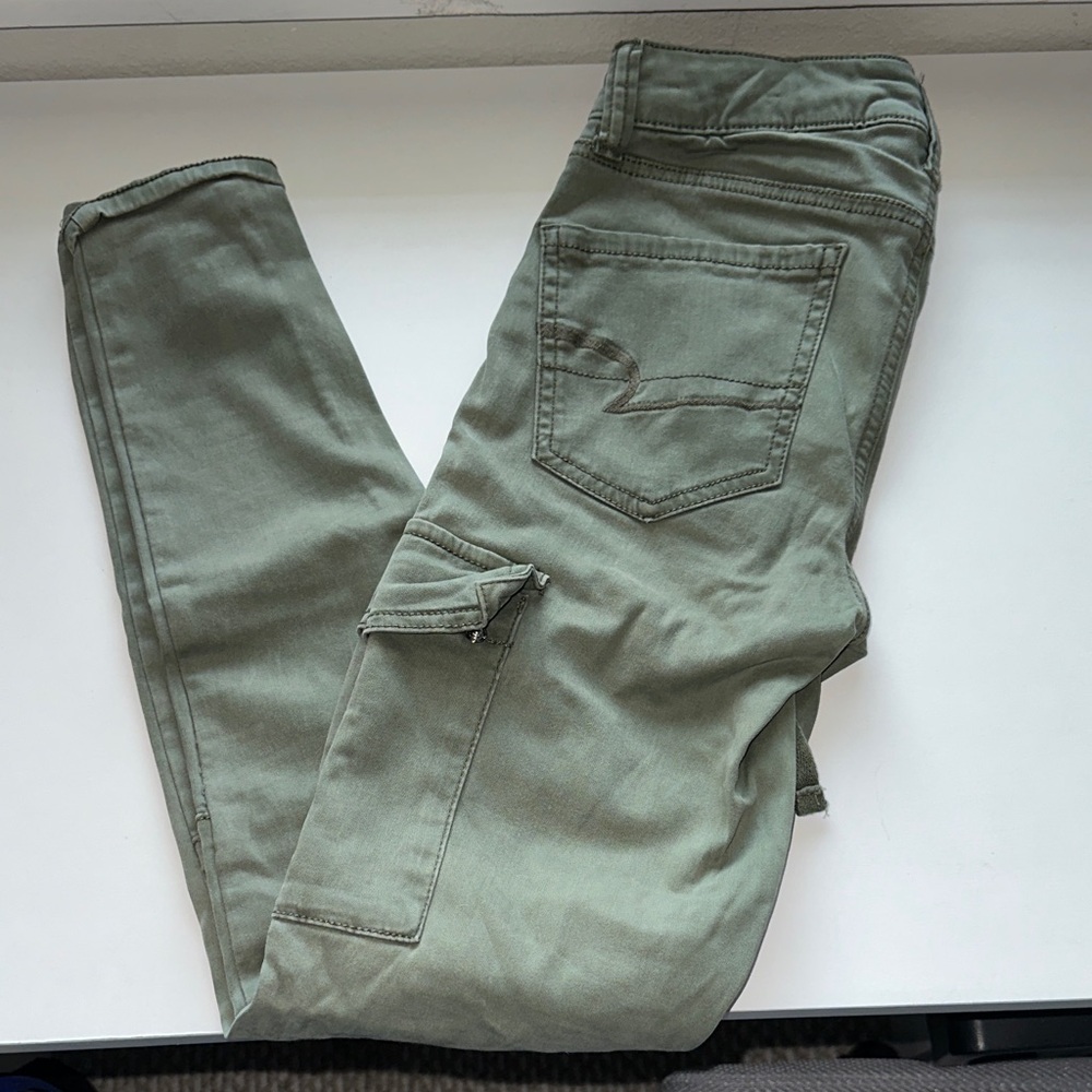 American Eagle Outfitters Olive Cargo Pants